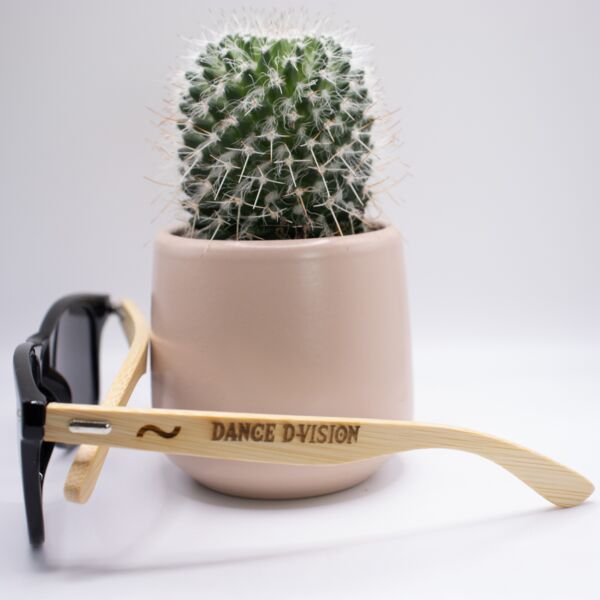 Wooden sunglasses with Dance D-vision logo Thumbnail