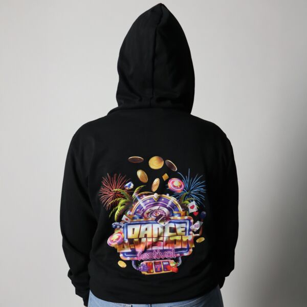 Hoodie with dance D-vision 2024 artwork (back) Thumbnail